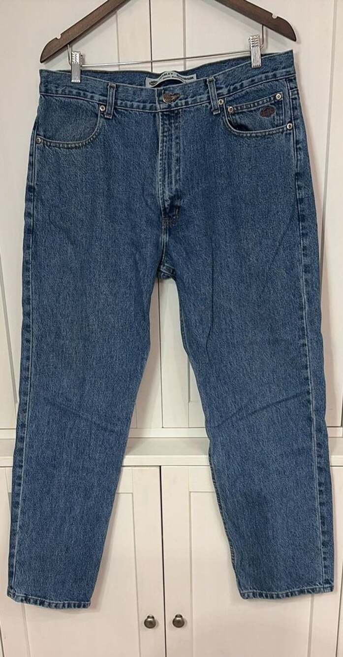 Harley-Davidson Men’s Jeans Size 36x30 Medium Blue Cotton Denim